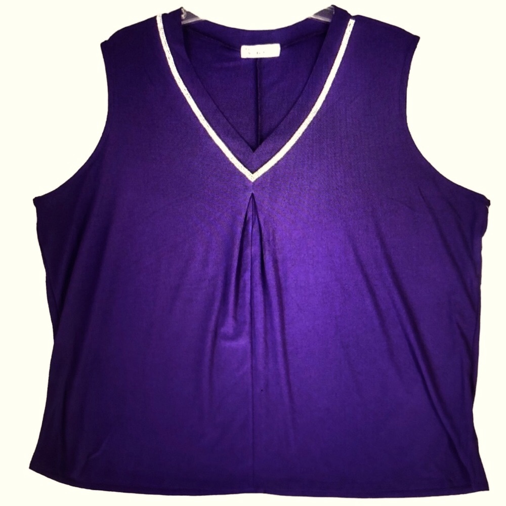 89th & Madison NWT Blouse V Neck Size 2X
